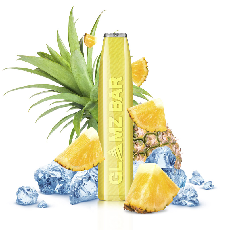 Glamz Bar - Pineapple Ice Vape 0mg