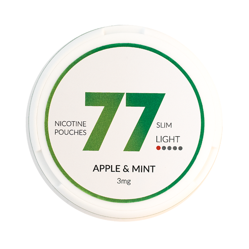 77 apple & mint 3mg nikotiinipussi