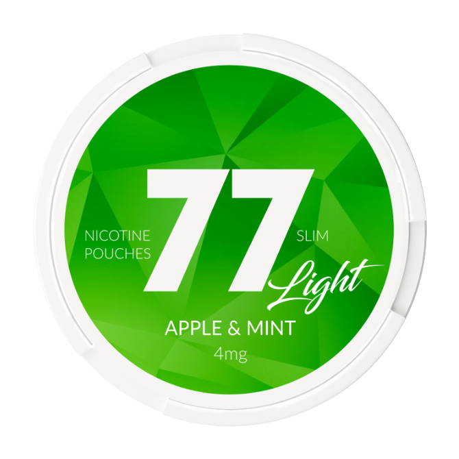 77 Nikotiinipussit - Apple & Mint 4mg