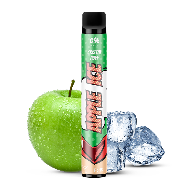 Cristal Puff - Apple Ice Sähkötupakka 0mg