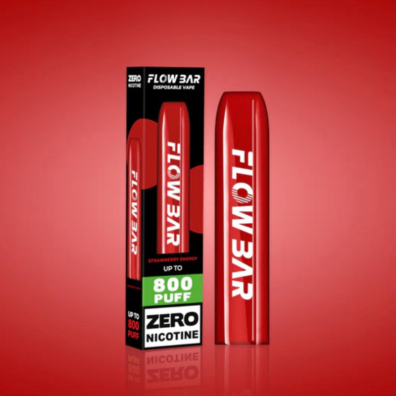 Flow Bar - Strawberry Energy Vape 0mg