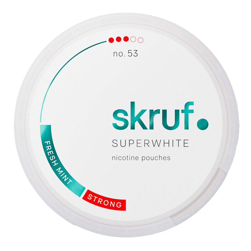 Skruf Super White Slim Fresh #3 8mg