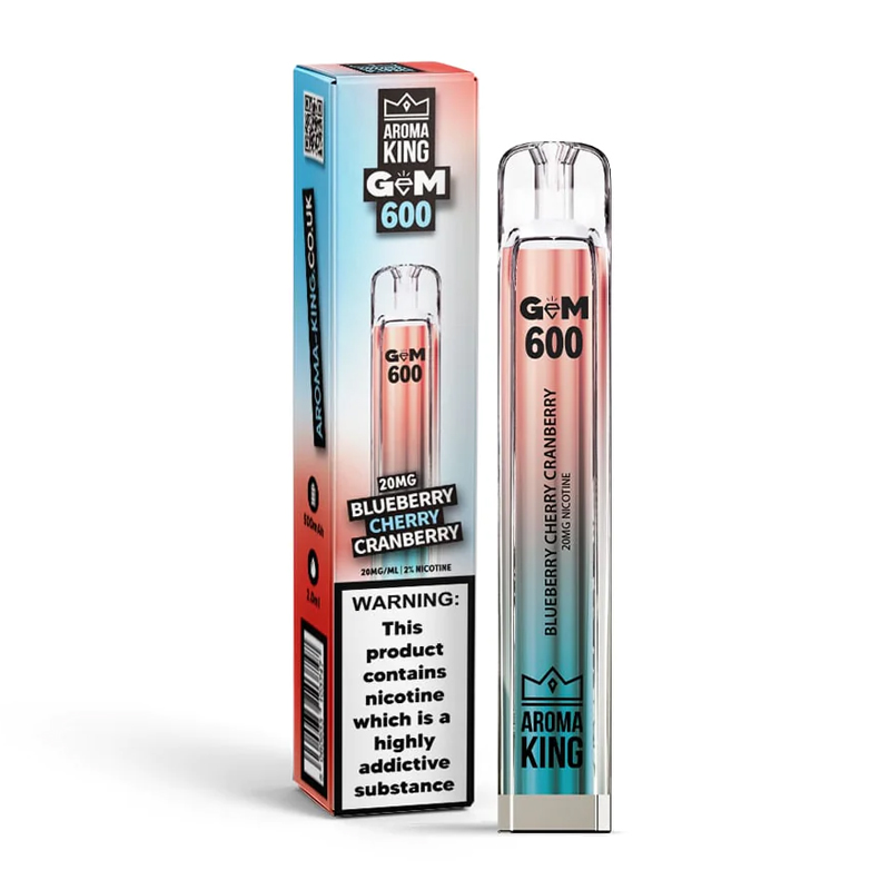 Aroma King - Gem Blueberry Cherry Cranberry Vape 0mg