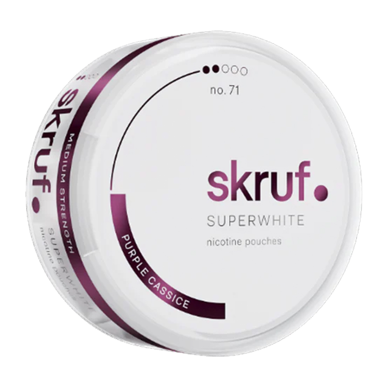 Skruf - Superwhite Purple Cassice Slim Medium #71 5mg