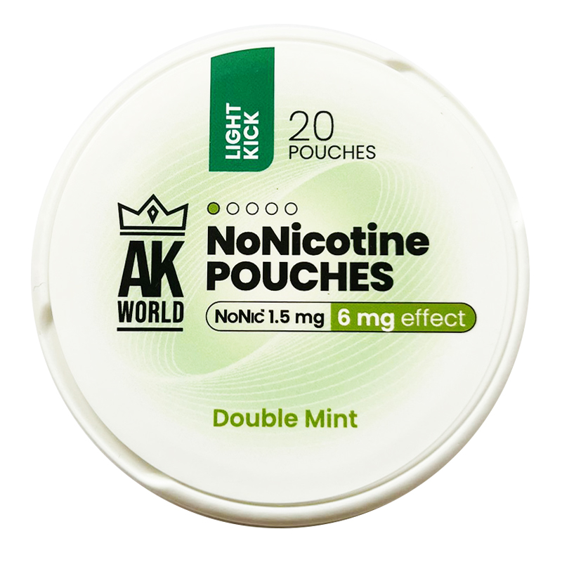 Aroma King NoNic - Double Mint 0,75mg NoNic (7,5mg efekti)