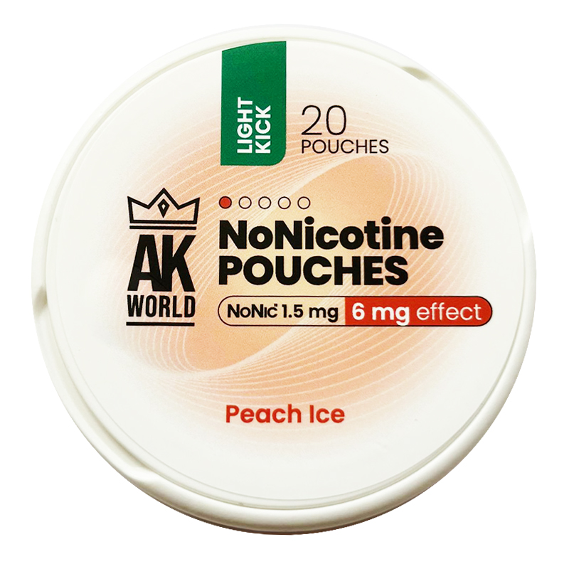 Aroma King NoNic - Peach Ice 0,75mg NoNic (7,5mg efekti)