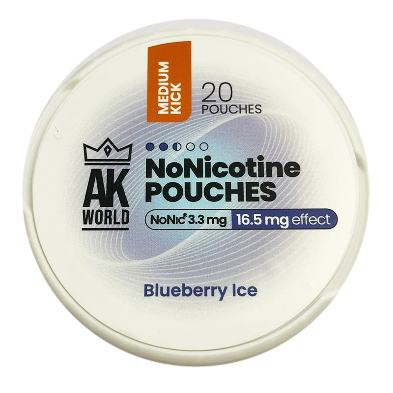 Aroma King NoNic - Blueberry Ice 1,65mg NoNic (16,5mg efekti)